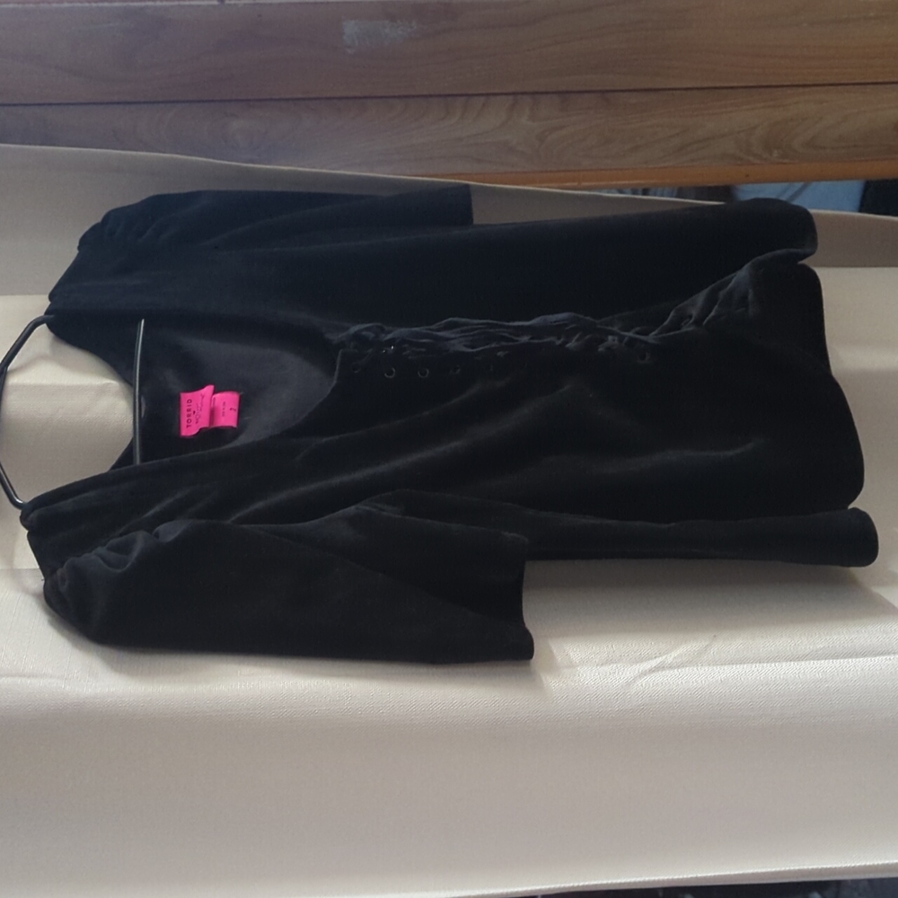 Black Torrid Betsey Johnson Collab top